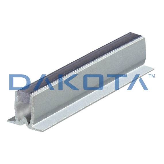 Profilo a Giunto Dilatazione in PVC con Silicone Grigio e Trasparente